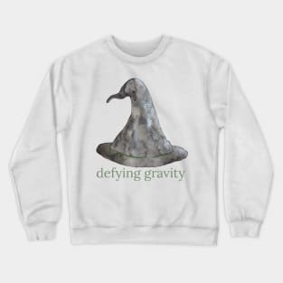 Wicked Musical Defying Gravity - Wizard Witch Hat Crewneck Sweatshirt